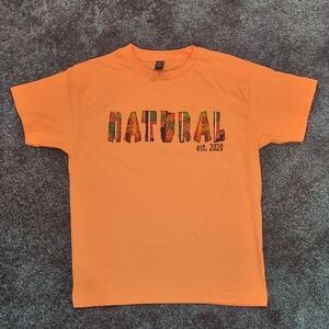 NWOT: Custom Made Natural Orange T-Shirt